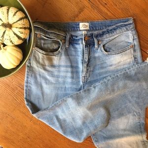 JCREW slim boyfriend jean